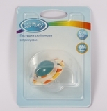 Пустышка силиконовая Lindo, анатомическая, 0-6 мес., зеленый (Li402/0-6зел) - Pampik - 3