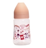 Пляшка для годування Lindo, 250 мл, рожевий (Li 159 троянд) - Pampik