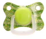 Пустушка силіконова Lindo, кругла, зелений (LI 406/12+зел) - Pampik