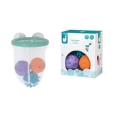 Іграшка для купання Janod Кошик з м'ячиками (J04708) - Pampik - 6