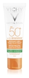 Сонцезахисний зволожувальний крем 3в1 Vichy Capital Soleil Mattifying для жирної, проблемної шкіри, SPF50 +, 50 мл - Pampik