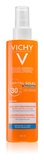 Солнцезащитный водостойкий спрей с гиалуроновой кислотой Vichy Capital Soleil Beach Protect, SPF30+, 200 мл - Pampik