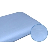 Простыня Руно, на резиновой ленте, бязь, 120х60 см, голубой (918.114_синій горошок) - Pampik