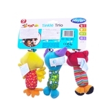 Брязкальця Playgro Мої перші друзі, (корівка, собака і пташка) - Pampik - 4