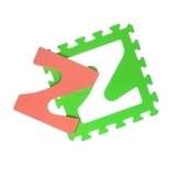 М'які пазли BabyOno Букви, 10 шт. (278) - Pampik