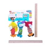Брязкальця Playgro Мої перші друзі, (корівка, собака і пташка) - Pampik - 3