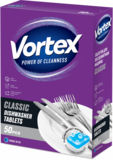 Таблетки для посудомийних машин Vortex Classic, 50 шт.