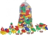 Конструктор Polesie Будівельник, в мішку, 287 елементів (52551) - Pampik