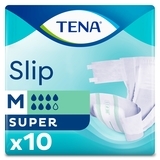 Підгузки для дорослих Tena Slip Super Medium, 10 шт. - Pampik