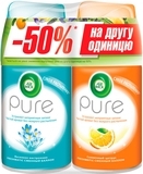 Освіжувач повітря Air Wick Freshmatic Pure Сонячний апельсин і Весняний настрій, 2 змінних балона, 500 мл (2 шт. По 250 мл)