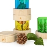 Набір Guidecraft Natural Play Скарби в баночках, різнокольоровий (G3087) - Pampik - 3