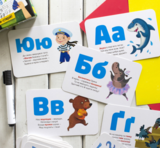 Настільна гра Українська абетка Багаторазові прописи (КН1155001У) - Pampik - 2
