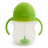 Поїльник-непроливайка з трубочкою Munchkin Tip & Sip, 207 мл, зелений (24188.02) - Pampik