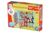 Подарок. Пазл Same Toy Один, два, три, 30 элементов (2215Ut) - Pampik