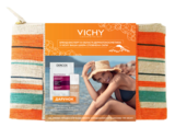 Подарок. Vichy Солнце 2020. Тональный крем Mineralblend и пробник шампуня Dercos Densi Solutions, в косметичке