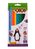 Карандаши цветные ZiBi Kids Line, 12 шт. (ZB.2414) - Pampik