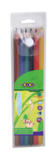 Карандаши цветные ZiBi Protect, в пенале, 6 шт. (ZB.2436) - Pampik