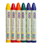 Карандаши восковые ZiBi Super Jumbo Baby Line, круглые, 6 шт. (ZB.2484) - Pampik - 2