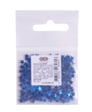 Глиттер Блестки ZiBi, звездочки, синий, 1 г (ZB.6801-02) - Pampik
