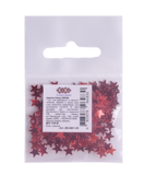 Глітер Блискітки ZiBi, зірочки, червоний, 1 г (ZB.6801-05) - Pampik