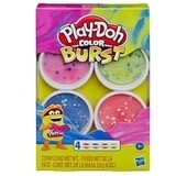 Набор массы для лепки Hasbro Play-Doh Color Burst, яркие цвета (E6966_E8060) - Pampik