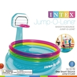 Дитячий надувний батут Intex 48265, блакитний (22526) - Pampik - 3