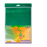 Набір кольорового голографічного картону ZiBi, А4, 8 листів, 8 кольорів (ZB.1961) - Pampik