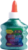 Клей ZiBi Металік, для слаймів, зелений, 88 мл (ZB.6117-04) - Pampik