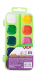 Акварельні фарби ZiBi Kids Line, салатова упаковка, 10 кольорів (ZB.6543-15) - Pampik