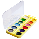 Акварельные краски ZiBi Kids Line, желтая упаковка, 12 цветов (ZB.6544-15) - Pampik - 2