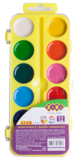Акварельные краски ZiBi Kids Line, желтая упаковка, 12 цветов (ZB.6544-15) - Pampik