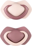 Силіконова симетрична пустушка Canpol Babies Pure Color, рожевий, 0-6 міс., 2 шт. (22/644_pin) - Pampik