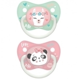 Силиконовая анатомическая пустышка Canpol Babies Exotic Animals, розовый, 0-6 мес., 2 шт. (23/920_pin) - Pampik - 2