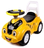 Толокар ТехноК Автомобиль для прогулок, желтый (6689) - Pampik