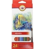 Олівці кольорові Koh-i-Noor Mondeluz Рибки, 24 шт. (3718_p) - Pampik