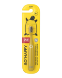 Інноваційна антибактеріальна зубна щітка Splat Junior для дітей від 4 років, м'яка, жовтий - Pampik - 2