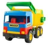 Самоскид Wader Middle truck City, жовтий з синім (39222) - Pampik
