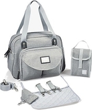 Сумка для мами Beaba Geneva, сірий (940244) - Pampik - 2
