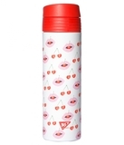 Термоc Yes Fancy, 420 мл, білий з червоним (707289) - Pampik