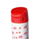 Термоc Yes Fancy, 420 мл, білий з червоним (707289) - Pampik - 3