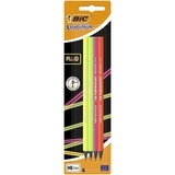 Карандаш BIC Evolution Fluo, 4 шт. (940758) - Pampik