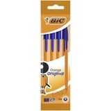Шариковая ручка BIC Orange Original Fine, синий, 4 шт. (8308521) - Pampik