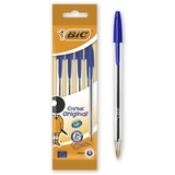 Шариковая ручка BIC Cristal Original, синий, 4 шт. (8308601) - Pampik
