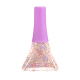 Лак для нігтів Lukky Конфетті-Мікс, бузковий з блакитним, мікс із зірочками (T16752) - Pampik