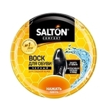 Воск для обуви Salton, в банке, для обуви из гладкой кожи, 75 мл, черный (4775/18) - Pampik
