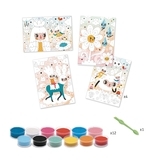 Художественный комплект рисование цветным песком Djeco Восхитительно мило (DJ08678) - Pampik - 2