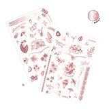 Набор наклеек на тело с металлизированным эффектом Djeco Здравствуй лето (DJ09597) - Pampik - 2