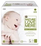 Підгузки на липучках дитячі NatureLoveMere Magic Soft Fit M (6-9 кг), 24 шт. - Pampik