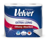 Бумажные полотенца Velvet Extra Long, 2 рулона - Pampik