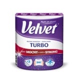 Бумажные полотенца Velvet Turbo, 1 рулон - Pampik